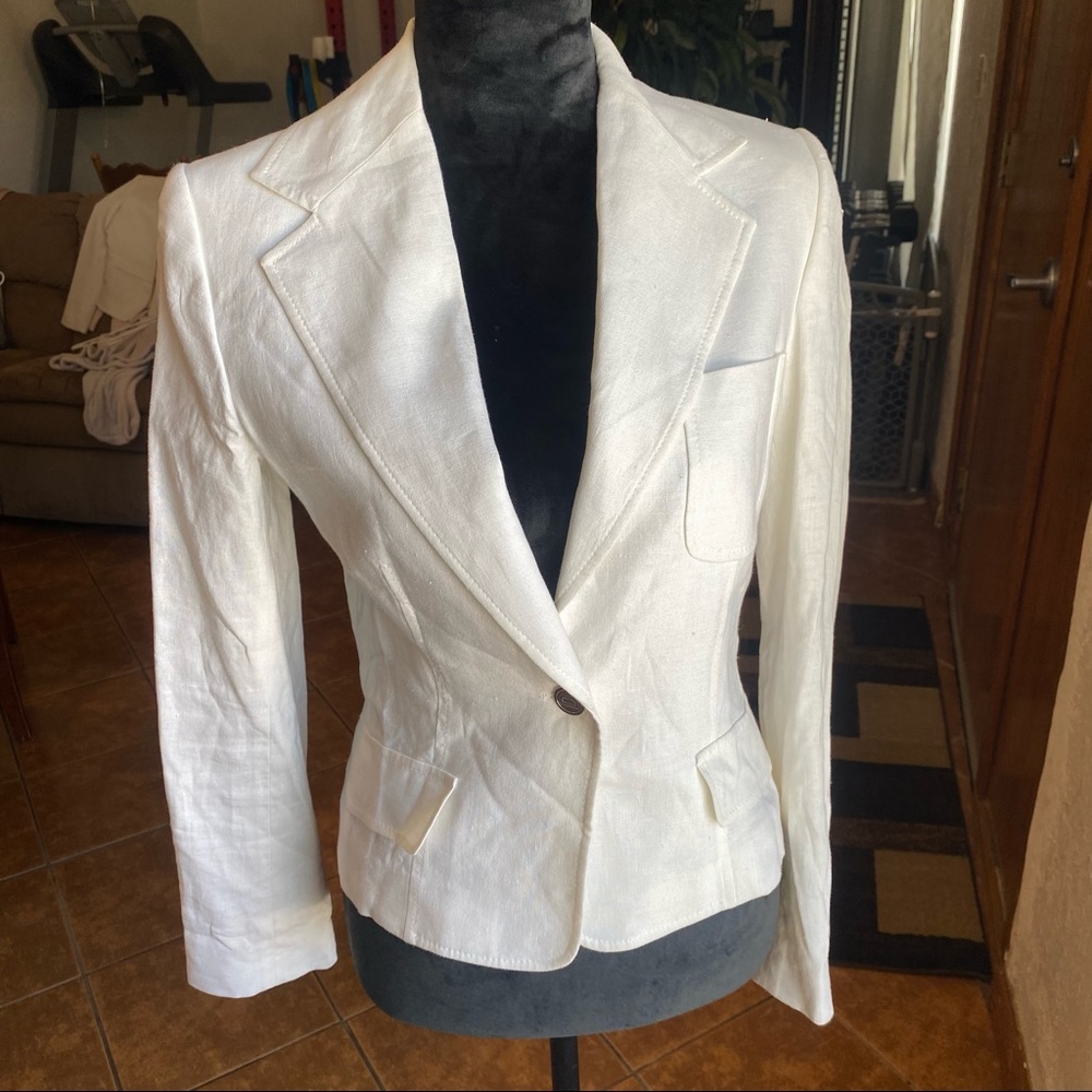 Dolce & Gabbana Linen Blazer 42